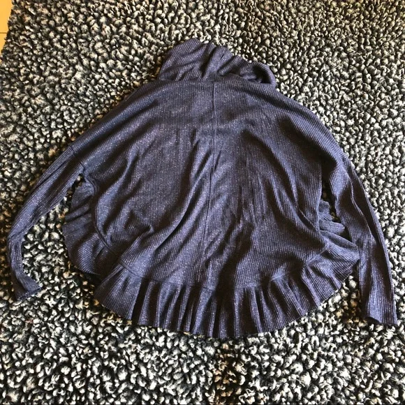 Anthropologie Postmark turtleneck ruffle hem top - Picture 3 of 5